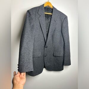 Pendleton 100% Virgin Wool Equestrian Vtg Mens Blazer gray  42 Long USA Made